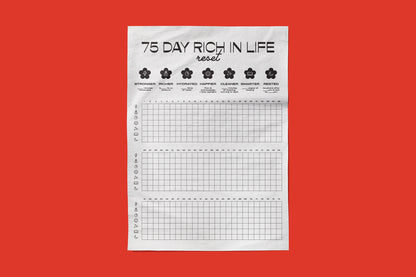 The Rich In Life 75 Day Reset [DIGITAL POSTER]